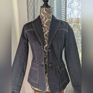 Denim Blazer Jacket